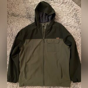 Voyager Olive Green Men's Wind BrakerJacket Size XL